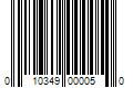 Barcode Image for UPC code 010349000050