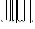 Barcode Image for UPC code 010351000055