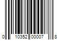 Barcode Image for UPC code 010352000078