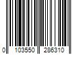 Barcode Image for UPC code 0103550286310