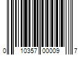 Barcode Image for UPC code 010357000097