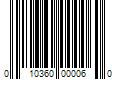 Barcode Image for UPC code 010360000060