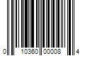 Barcode Image for UPC code 010360000084