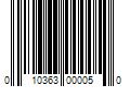 Barcode Image for UPC code 010363000050