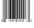 Barcode Image for UPC code 010367000063