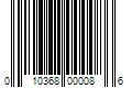 Barcode Image for UPC code 010368000086