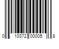 Barcode Image for UPC code 010372000058