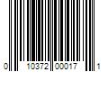 Barcode Image for UPC code 010372000171