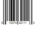 Barcode Image for UPC code 010374321113