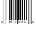 Barcode Image for UPC code 010377000060