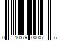 Barcode Image for UPC code 010379000075