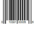 Barcode Image for UPC code 010381000056