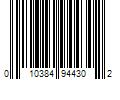 Barcode Image for UPC code 010384944302