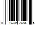 Barcode Image for UPC code 010389000065