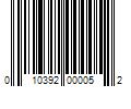 Barcode Image for UPC code 010392000052