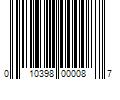 Barcode Image for UPC code 010398000087