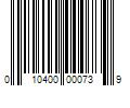 Barcode Image for UPC code 010400000739