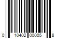 Barcode Image for UPC code 010402000058