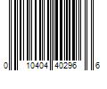 Barcode Image for UPC code 010404402966