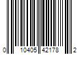 Barcode Image for UPC code 010405421782