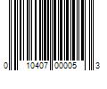 Barcode Image for UPC code 010407000053