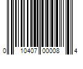 Barcode Image for UPC code 010407000084