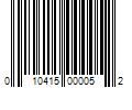 Barcode Image for UPC code 010415000052