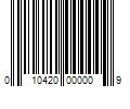 Barcode Image for UPC code 010420000009