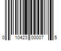 Barcode Image for UPC code 010423000075