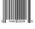 Barcode Image for UPC code 010440000065