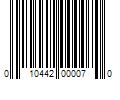 Barcode Image for UPC code 010442000070