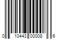 Barcode Image for UPC code 010443000086