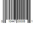 Barcode Image for UPC code 010447000051