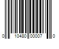 Barcode Image for UPC code 010480000070