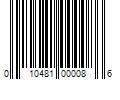 Barcode Image for UPC code 010481000086