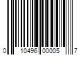 Barcode Image for UPC code 010496000057