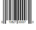 Barcode Image for UPC code 010527000070