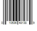 Barcode Image for UPC code 010536481389