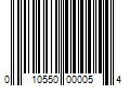 Barcode Image for UPC code 010550000054