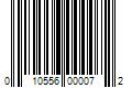 Barcode Image for UPC code 010556000072