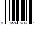 Barcode Image for UPC code 010576000434