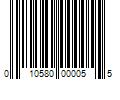 Barcode Image for UPC code 010580000055