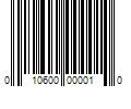 Barcode Image for UPC code 010600000010