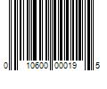 Barcode Image for UPC code 010600000195