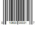 Barcode Image for UPC code 010600000317