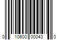 Barcode Image for UPC code 010600000430