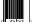 Barcode Image for UPC code 010600000478