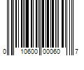 Barcode Image for UPC code 010600000607