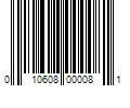 Barcode Image for UPC code 010608000081