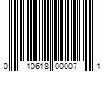 Barcode Image for UPC code 010618000071